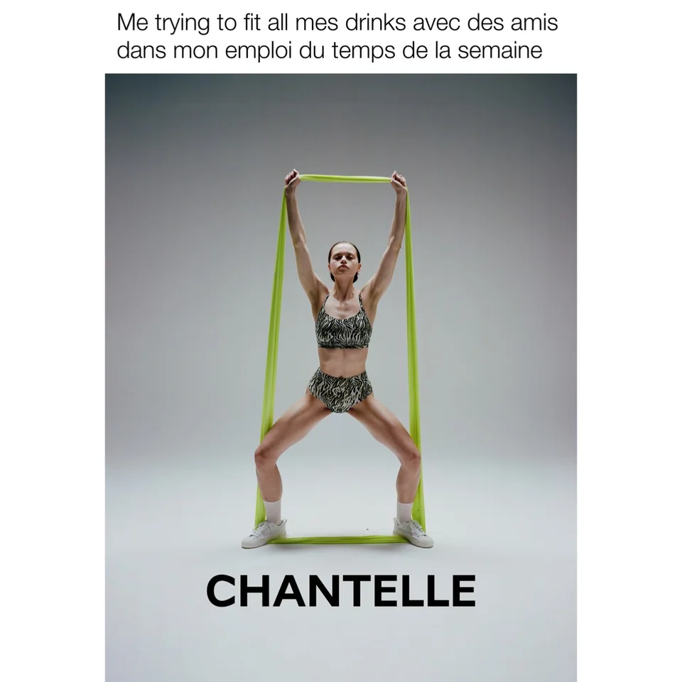 Meme créé pour Chantelle autour des sorties entre amis