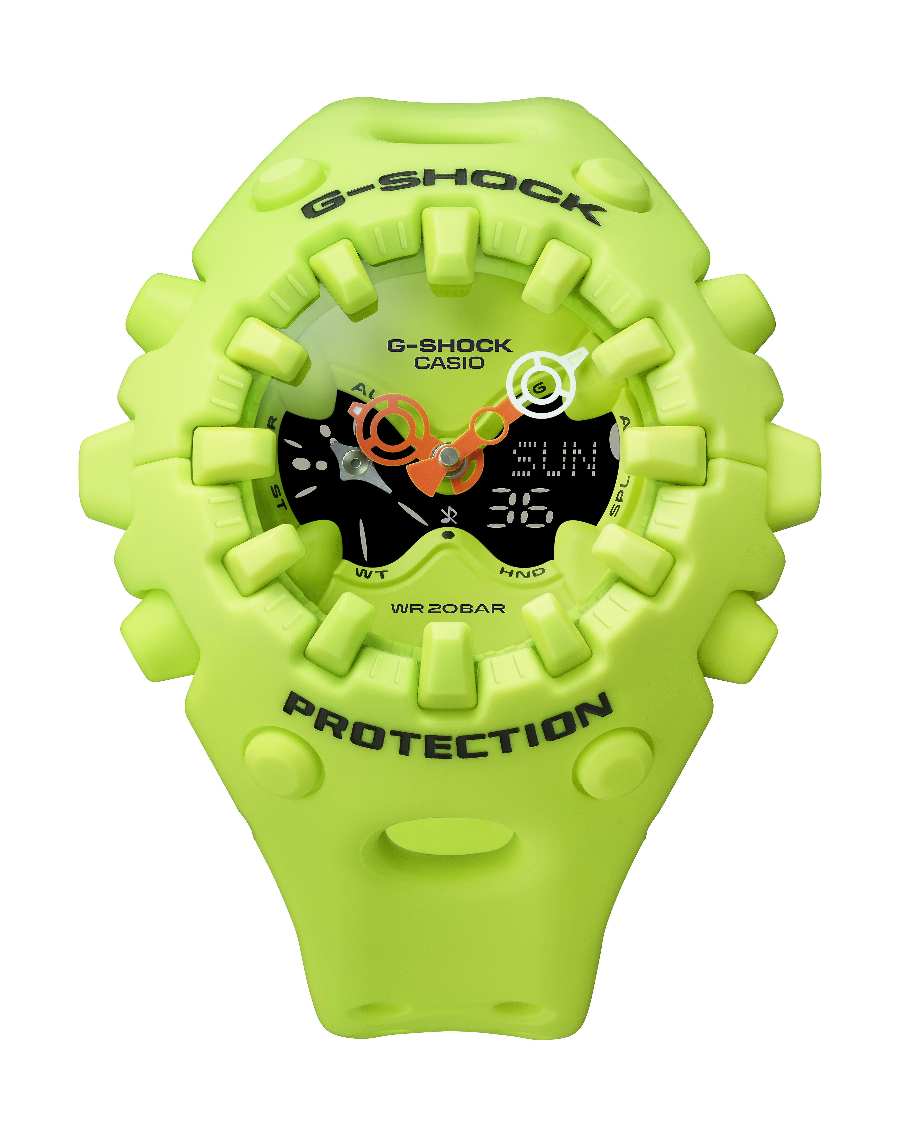 Montre G-SHOCK GA-V01 utilisée pour le lancement français