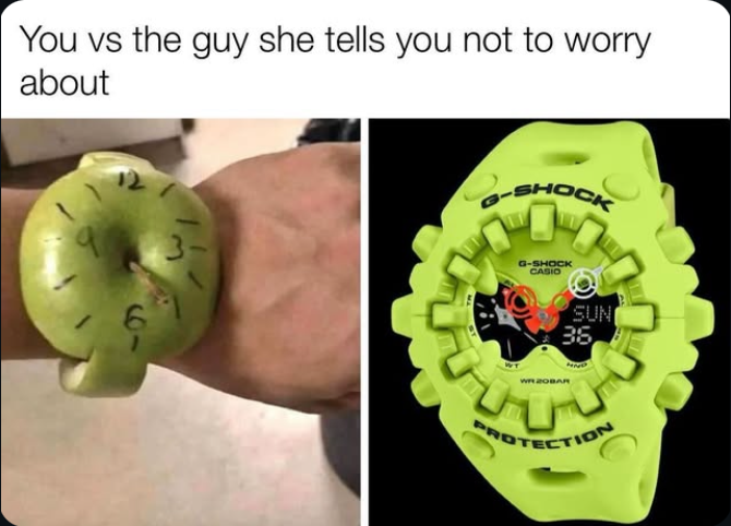 Meme You vs. the guy créé pour G-SHOCK