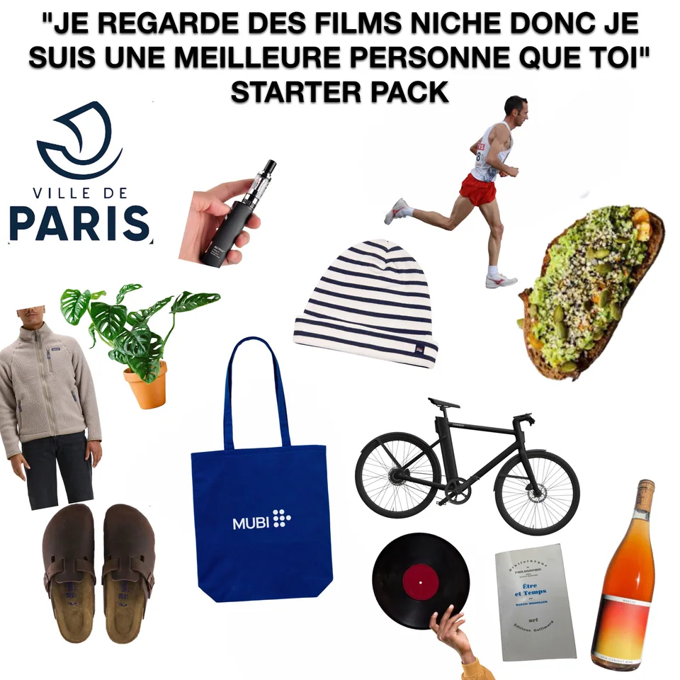 Starter pack cinéma créé pour MUBI