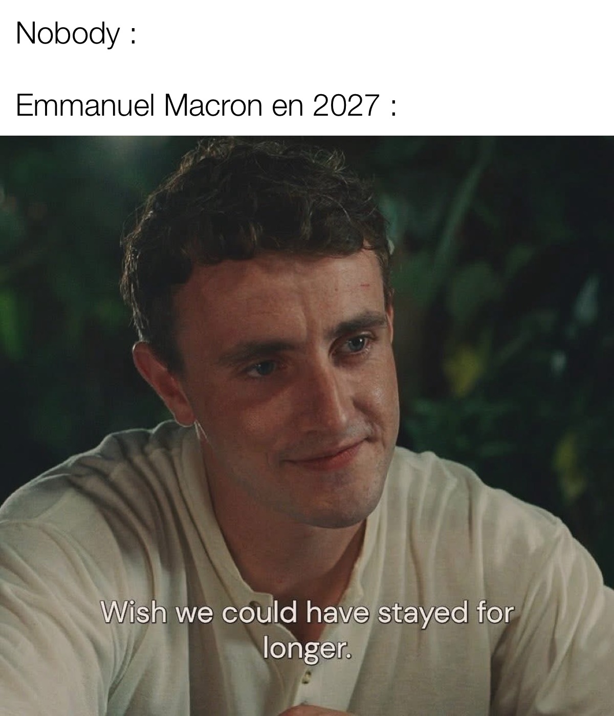Meme autour du film Aftersun pour MUBI