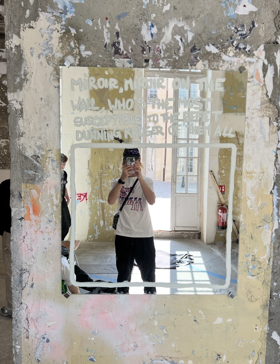 Mirror work 1, DAWA exhibition at 3537